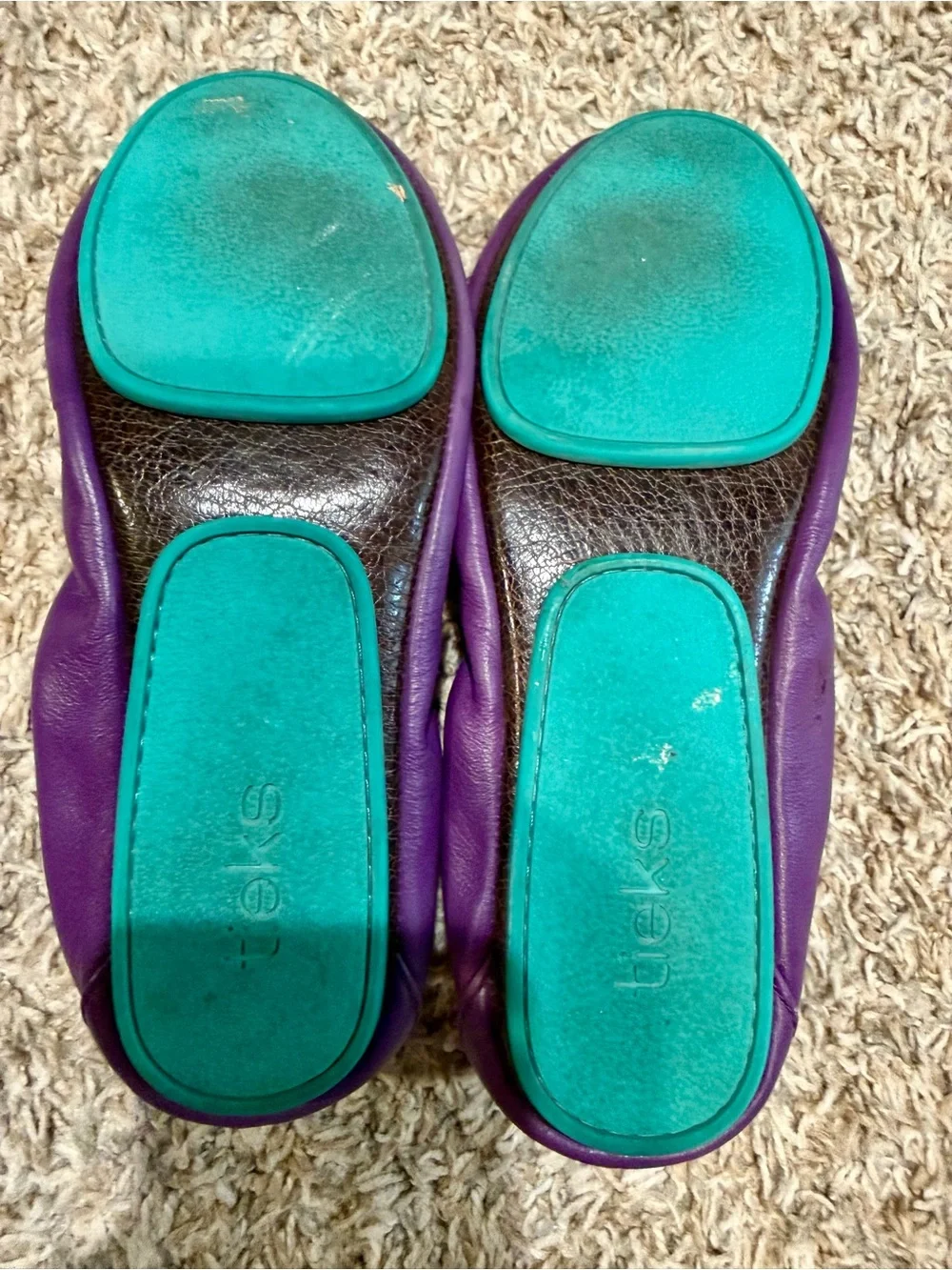 Lilac Tieks - Size 8